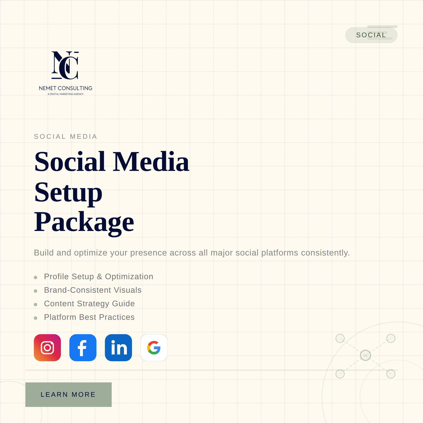 Social Media Setup Package