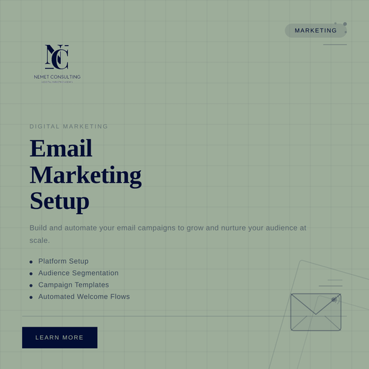 Email Marketing Setup